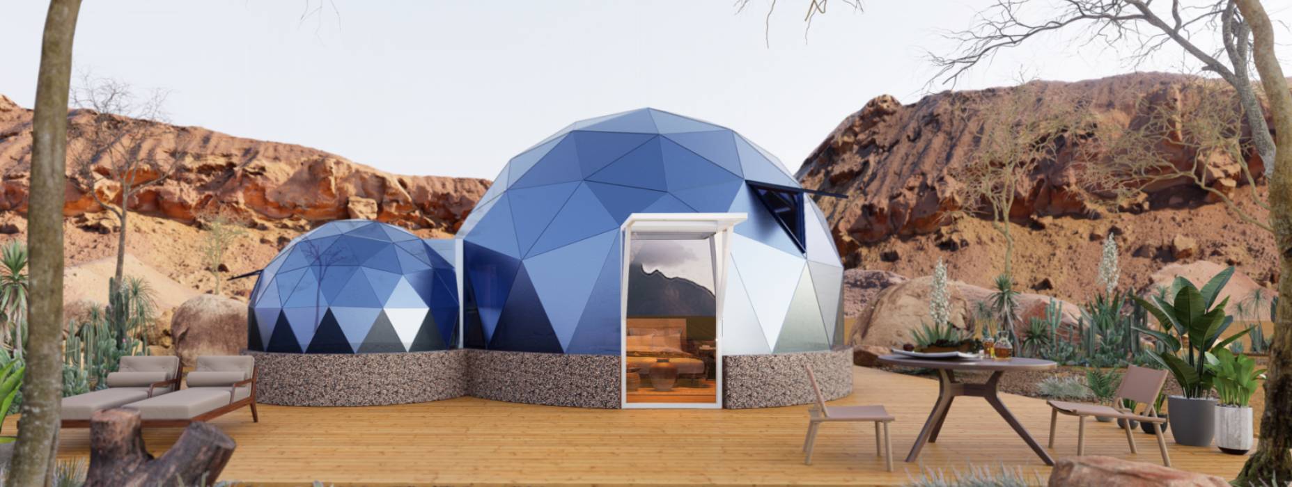 塔什球形智能光伏玻璃星空房